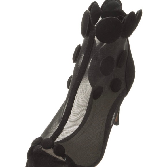 Nicholas Kirkwood Black Heels Booties Sandals Size 8 - Picture 2 of 10